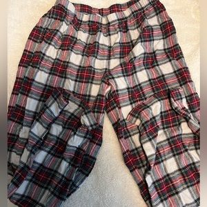 plaid pj pants